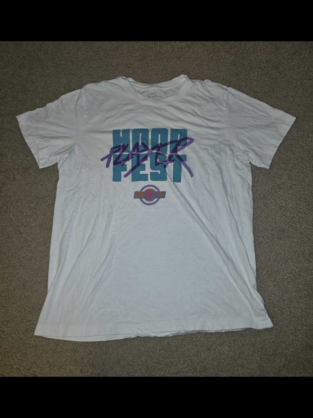 The Nike Tee Hoop Fest Player T-Shirt Spokane Washington Competition Mens Large